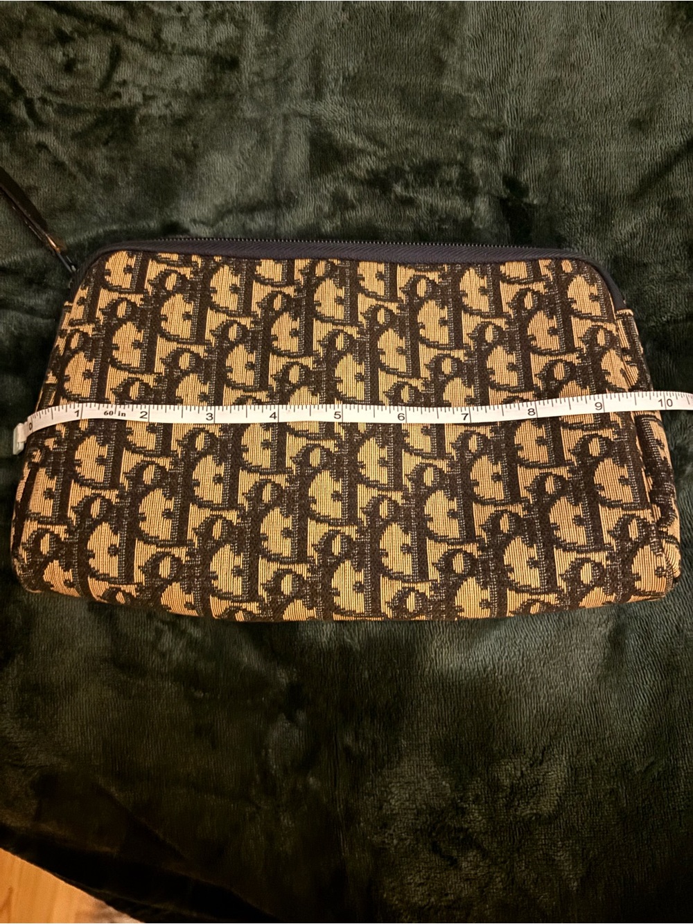 Navy Blue Dior Trotter Clutch/Wristlet with Strap - Picture 10 of 10